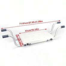 Adjustable Shower Bath Seat Chair Stool Bench Non-Slip For Disabled Elder - White - View 3