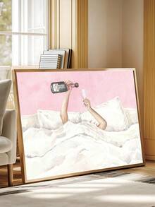 1 tranh treo tường hình người phụ nữ đọc sách theo phong cách tối giản hiện đại, tranh màu nước, tranh treo tường hình chai rượu sâm panh màu hồng, nghệ thuật nữ tính, trang trí quầy bar, áp phích cocktail, người phụ nữ nghỉ ngơi trên ghế sofa, tranh treo tường hình người phụ nữ ngủ, trang trí phòng ngủ, trang trí phòng khách, trang trí văn phòng, trang trí nhà bếp, trang trí ký túc xá, tranh treo tường, trang trí tường, trang trí nhà cửa, trang trí phòng, tranh treo tường bằng vải canvas, áp phích, tranh treo tường có khung, khung tùy chọn - Nhiều màu - Xem 6