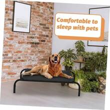 Amaca para Perro Repuesto, Repuesto De Malla para Cama De Perro Uso Interior Y Exterior - 77x60x0.8cm + negro - Ver 10