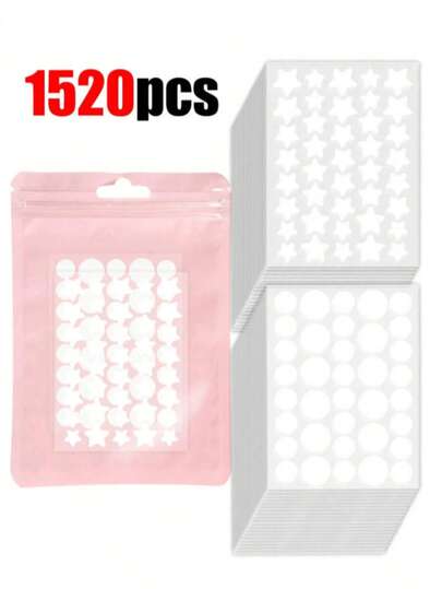 520 adesivos faciais rosa, preto, branco, azul, roxo, verde, estrela E-Star, essenciais para tirar fotos, pintura facial, adequados para várias festas, reuniões e atividades divertidas. 1140/760/304/152/76 peças, maquiagem, barato, decoração de quarto, penteadeira, viagem, quarto, acessórios de maquiagem