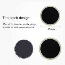 Parche para Bicicleta sin Pegamento, Parches para Neumáticos sin Pegamento para Bicicletas de Montaña Herramienta de Reparación de Bicicletas sin Pegamento Tubo Rápido para Neumáticos - 1 - Ver 9