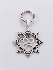 1 pieza Colgante/Llavero de estilo gótico Y2K casual y de moda 2 en 1, con múltiples estilos con corazón, ángel, flor y árbol para uso diario. Sirve como decoración de bolso, cordón con soporte para identificación y accesorio de coche, también es un regalo exquisito para familiares, amigos, novia en Navidad, cumpleaños y festivales (incluye cordón para collar).