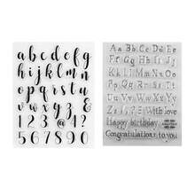 Cake Decorating Tools Alphabet Fondant Cake Stamp Silicone Mold Letters Biscuit Fondant Mold Baking Tools Cake Embosser Stamp - 彩色 - 查看 18