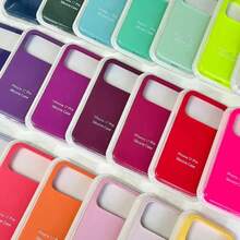 Original Silicone Protective Case Compatible With Iphone 17 Air 16 15 14 13 12 11 Pro Max Plus, Ultra-Thin Design - Orange - View 5