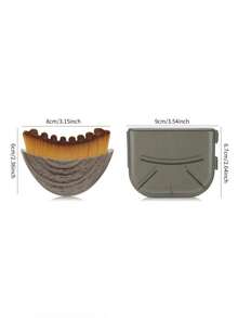 Portable Lymphatic Contour Facial Massage Brush, Multifunctional Chin De-Puffing Lymphatic Drainage Facial Massage Brush, Facial Sculpting Tool, New Lymphatic Contour Facial Massage Brush, Facial Lymphatic Drainage Massager, Ergonomic Design, Precise Fit To Skin, Comfortable And Relaxing - Yellow - View 3