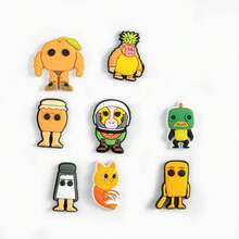 13/21PCS Funny Italian Brainrot Shoe Charms Set, PVC Shoe Decorations For Beach Bag, Shoe Accessories Charms, Gift Idea For Birthday Christmas Valentine's Day Halloween Party Favors - Multicolor - View 8