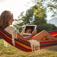 Ultra-Light Travel Camping Hammock With Tree Straps For Hanging - Durable Folding Hammock Up To 450lbs, Portable Hammock Camping For Indoor And Outdoor