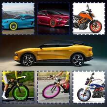 10个/20个装发光轮胎气门嘴帽，防止轮胎漏气，适用于汽车、摩托车、自行车和卡车，外观时尚。适用于大多数轿车/SUV及其他车辆。 - 彩色 - 查看 5