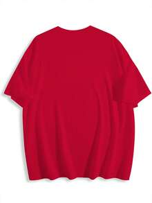 Black Short Sleeve T-Shirt With Sunset Jesus Print, Religious Design For Daily Wear And Spiritual Events - Burgundy - View 2