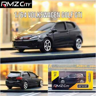  1pc 3" Volkswagen Golf GTI, Mini Version, Handheld, Zinc Alloy Body, Smooth Gliding, Replica Original Car Design, Collectible For Auto Enthusiasts And Toy Collectors, Halloween, Christmas, Birthday Gift