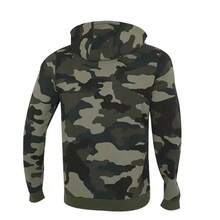 Adidas Men's Camouflage Hooded Casual Sports Pullover - Army Green - View 5