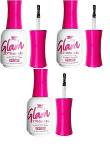 Glam Stron Gel Finalizador Fantasy Nails gel finalizador Glam Stron Fantasy Nails fijador de gel efecto brillo duradero 15 ml proteccion esmalte secado rapido profesional ideal salon tecnico uñas envio rapido garantia calidad - Glam-StronGel - Ver 3