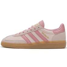 Adidas Women's Handball Spezial W Low-Top Lace-Up Casual Comfortable Shoes, Lightweight Outdoor Sports Sneakers - Miracle Quartz/Miracle Purple - View 1