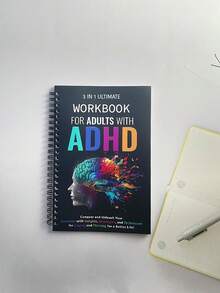 1pc Mental Health Workbook: 3 Books In 1: The Attachment Theory, Abandonment Anxiety, Depression In Relationships, Addiction, Complex PTSD, Trauma, CBT Therapy, EMDR And Somatic Psychotherapy,ADHD Planning Book, Color Brain Design, Detailed Goal Setting - Multicolor - View 12