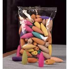 120 Pcs Backflow Incense Cones, Mixed Floral Scent, Bulk Pack Bullet Cones For Aromatherapy, Meditation, Relaxation And Home Use, Cosmetics