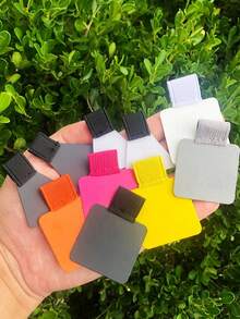 10 Pack Elastic Pen Loop Holder Self-Adhesive PU Leather Clip Pencil For Notebooks Journals Planners