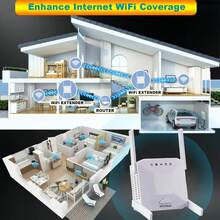 2025 Fastest WiFi Extender, Dual Band 2.4/5.8GHZ WiFi Internet Booster For Home Wireless,WiFi Extender Signal Booster Up To 5000sq. Ft And 52 Devices, WiFi Range Extender, Wireless Internet Repeater, Long Range Amplifier With Ethernet Port, 1-Key Setup, Access Point, Alexa Compatible