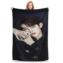 ZB1 Member, The Handsome Man Zhang Hao, Printed Flannel Blanket - Flannel Printed Throw, Shawl Blanket - 彩色 - 查看 7