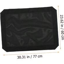 Amaca para Perro Repuesto, Repuesto De Malla para Cama De Perro Uso Interior Y Exterior - 77x60x0.8cm + negro - Ver 8
