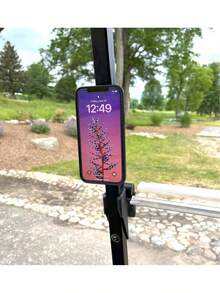 Soporte magnético para carrito de, compatible con. Se fija magnéticamente al carrito de o a cualquier superficie de metal. Imanes fuertes para un montaje . Tamaño compacto. - 1 - Ver 2