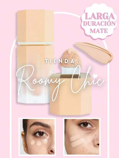 ROOMY CHIC Crema Correctora Facial Lápiz Corrector De Ojos Cubre Ojeras Oscuras Manchas Y Defectos de la Piel Corrector Líquido Para Contornear Lápiz Iluminador Para Aclarar El Tono De Piel Contornea Mejillas Nariz Y Lado De La Cara Resistente Al Agua Al Sudor Larga Duración Y Aspecto Natural Acabado Mate Corrector De Imperfecciones Corrector De Cobertura Completa 12hr Belleza y Salud Maquillaje ROSTRO Corrector
