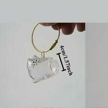 (Under $1) Limited Time Low Price – Cat Hair Storage Bag Charm – Capsule Shape, Transparent & Lightweight, Practical For Bags & Shows Love For Cats