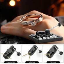 Multi-Function Manual Jewelry Ring & Earring Bending Tool, Suitable For Bending Silver, Gold, Copper, Iron, Stainless Steel Wire - Multicolor - View 9