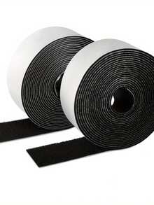 2 rollos de cinta antideslizante para cojines de sofá - Almohadillas de cojín antideslizantes, tiras de 4 in x 6.5 pies de alta resistencia con adhesivo para tela, cojines de patio al aire libre, gancho y bucle antideslizante