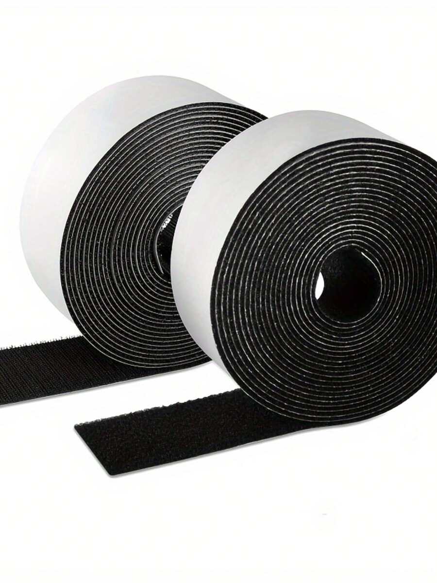 2 rollos de cinta antideslizante para cojines de sofá - Almohadillas de cojín antideslizantes, tiras de 4 in x 6.5 pies de alta resistencia con adhesivo para tela, cojines de patio al aire libre, gancho y bucle antideslizante