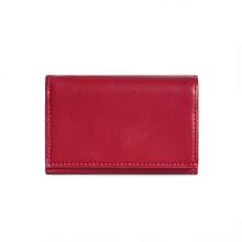 Portafoglio unisex in stile giapponese, a tre ante, in pelle PU, con scomparti per monete, carte e banconote, rimovibile, portamonete, portafoglio mini, portafoglio piccolo, adatto sia per uomo che per donna