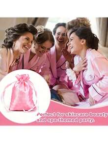 20pcs/4sets The Silky Styling Tool Gift Set, Including A Silky Sleep Mask, A Female Facial Massager, A Hair Band, And A Silky Gift Bag, Is Perfect For Ladies' Parties, Bridal Favors, Wedding Favors, Mother's Day Gifts, Holiday Gifts, Anniversaries, Christmas Gifts, Birthday Gifts, And Party Supplies