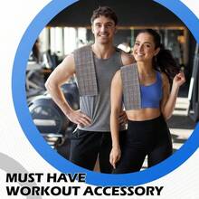 Toallas de microfibra para gimnasio, paquete de 3 toallas de sudor, toallas de yoga de 16x 27 pulgadas, de secado rpido para bao, toallas absorbentes deportivas y de entrenamiento para - 3 - Ver 8