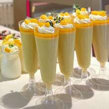 5/10pcs 5.5oz Coffee Cups/Champagne Glasses, Suitable For Desserts, Cakes, Juices, Cold/Hot Drinks, Coffee, Ideal For Birthday, Wedding, Party, Outdoor, New Year - Color/style Random - View 7