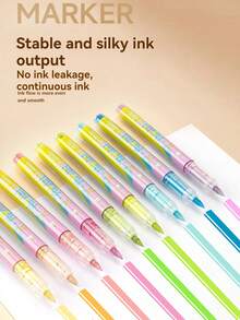 84色软头免压绘画涂鸦叠加笔直型液体丙烯马克笔，适用于石头、玻璃、陶瓷、复活节彩蛋、金属、木材，防水 - 直液式丙烯酸馬克筆 - 查看 5