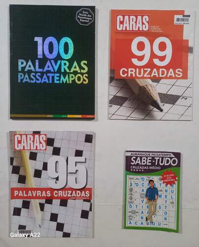 Kit 4 Livros Palavras Cruzadas  Especial 400 Páginas