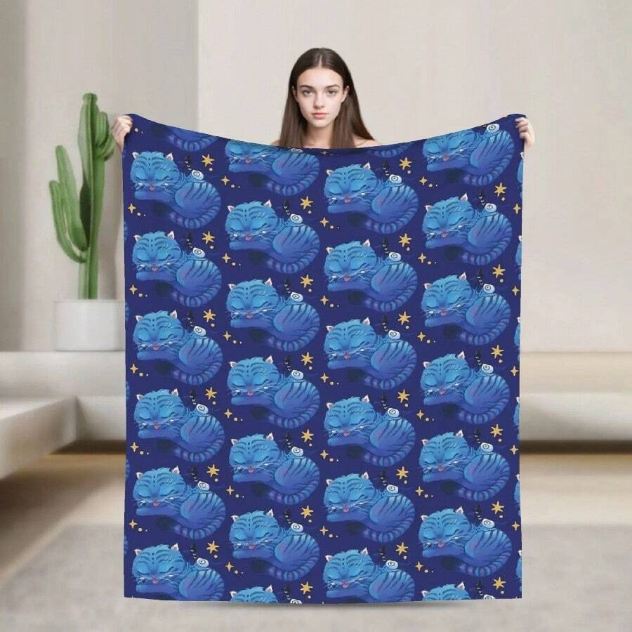 Super Warm Blanket Camping  Music  Throw Blanket Flannel Bedspread For Couch Chair Sofa Bed Bed Cover.Jpg - White - View 1