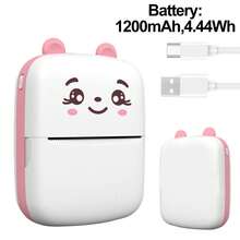 Printer,Portable Printer Sticker Maker,Mini Study Thermal Printer For Phone Photos Pattern Kids Gift,Suitable For Smartphone Portable Thermal Printer,Used For Notes,Diary DIY,Children's Gifts,Learning Graphics,Anatomy Maps,Photos,Student Sticker Printer Christmas Birthday And New Year Gifts