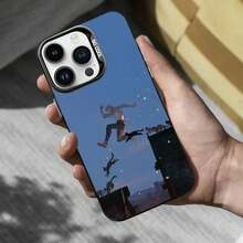 Custodia per telefono compatibile con 3, adatta per modelli 16, 15, 14, 13, 12, 11, Mini, Pro, MAX, in finitura nera opaca e antiurto, compatibile con i modelli 17, 17 Pro e 17 Pro Max