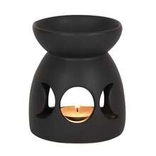 Triple Moon Oil Burner (Black) - 100% Mixed - (SD3102) - Black - View 2