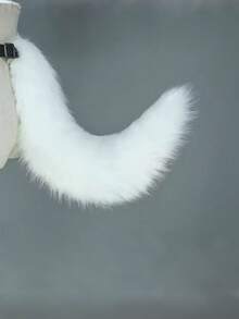 Plüsch Katzen-/Fuchsschwanz, Anime Cosplay Accessoires, großer flauschiger Hunde-/Wolfsschwanz, Kostümparty Requisiten, Mehrfarbige Optionen, geeignet für Weihnachten, Neujahr, Geburtstag, Nachtclub, Ball, Bühnenaufführung - Verschiedenfarbig - Übersicht 18