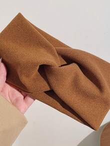 1PC Women's Thick Winter Headband - Soft Solid Color Hair Accessory, Elegant Bohemian Style Loose Headband, Suitable For Cold Weather Thanksgiving, And Holiday Gifts Multi Functional Headband, Winter Headband, Women's Winter Warm Headband, Soft Headband, Elastic Headband, Women's Elastic Headband (Due To Lighting Reasons, There May Be Some Color Difference In Photos Taken) Women Bandana Winter Head Wrap Warm Women Scarf Women Hair Accessories Elegant Hair Band