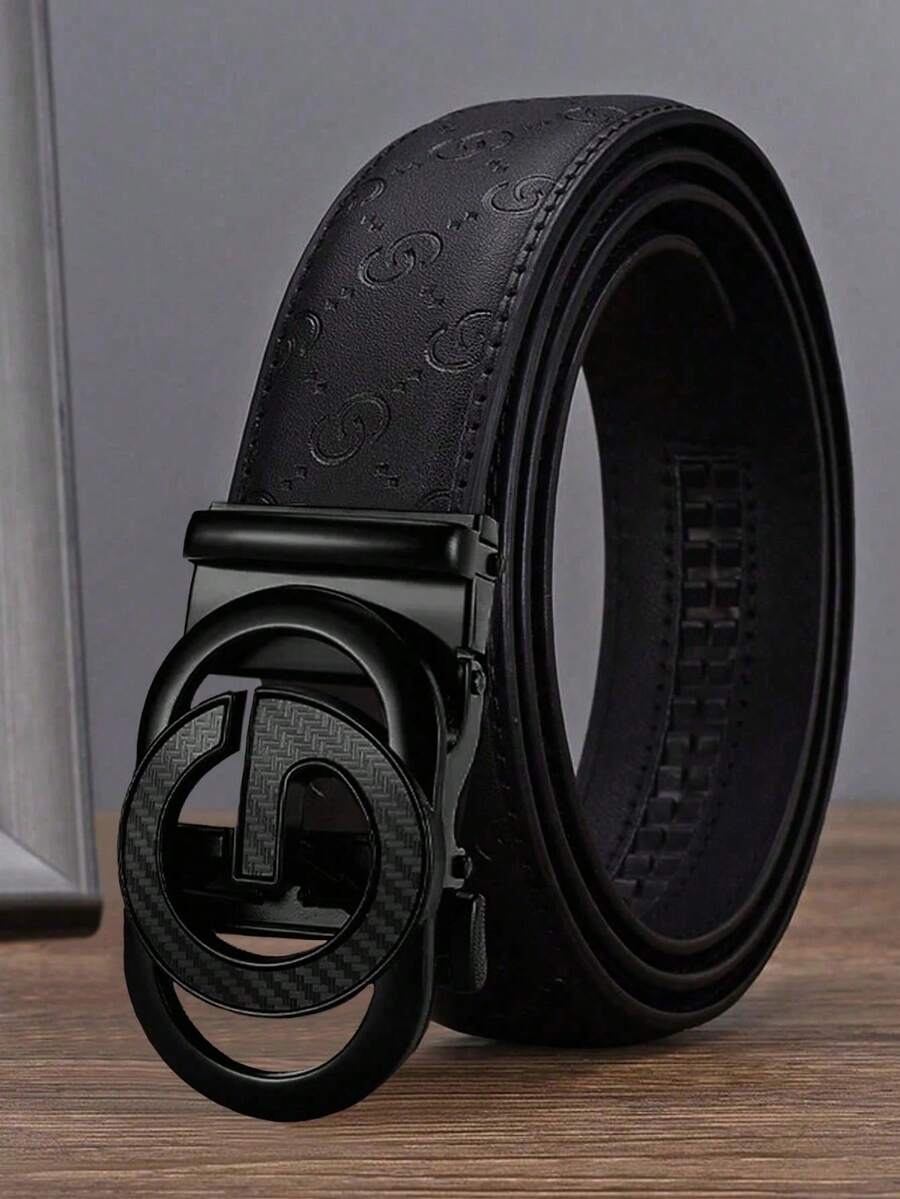 1条男士字母合金自动扣时尚皮带。这款47英寸优质男士皮带采用独特百搭的设计，适合高端商务场合。它也是日常穿着和办公的绝佳选择，同时也是一份很棒的节日礼物。复古风，适合秋季/都市穿搭，经典圣诞冬季时尚，日常男士男友礼物。 - 彩色 - 查看 1