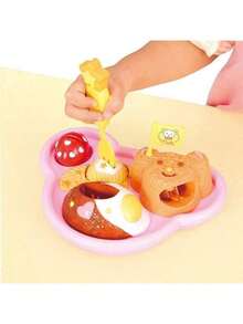 1pc 2025 New Jelly Strawberry Pudding Playset - Feeding Toy, Japanese Mirupu Pudding Figurine, Pretend Play Toy, Children's Day/Birthday/Christmas/Halloween Gift, Perfect Present