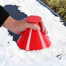 5-In-1 Ice Scraper & Snow Shovel, Multifunctional Cone Shape Windshield De-Icer Tool For Car, Effortless Winter Snow Removal And Defrosting, Quick Vehicle Ice Scraper Brush, Windshield Ice Scraper, Ice Remover Car, Snow Car Accessories