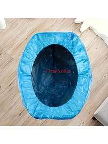 1 件式便携式折叠露营厕所 - 紧凑轻巧的设计，配有手柄，适合旅行和户外使用 - 可重复使用可清洗的紧急厕所，适用于汽车套件、房车露营、徒步旅行和灾难准备 - 秋季露营必备品、假日公路旅行必备品、生存装备、户外、冬季应急套件升级（清洁袋随机颜色） - 彩色 - 查看 11