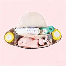 婴儿推车挂袋，便携式多功能防水婴儿车挂袋，储物袋，奶瓶杯袋