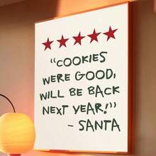 Canvas Vintage Christmas Tree Wall Arts Posters Unframed, Perfect For Living Room & Bathroom Decor Ideal Winter Holiday Christmas Party Gift - Multicolor - View 9