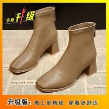 Women Canvas Shoes - 3 cm Khaki Single Lining - View 2