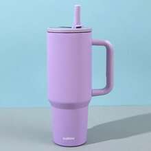 1PC 40oz Stainless Steel Insulated Car Cup, Large Capacity, With Handle, Easy To Carry, Meet Daily Use Needs, Available In A Variety Of Colors, Is A Good Choice For Personal Use Or As A Gift, Holiday Gift, Beautiful And Practical - Nhiều màu - Xem 16