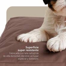 Cama Antiestrs de Foam para Perro y Gato, Colchoneta para Mascota Lavable Azul, Mediano - Chico + Café - Ver 6